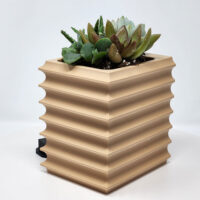 3D printed wall mountable planter.